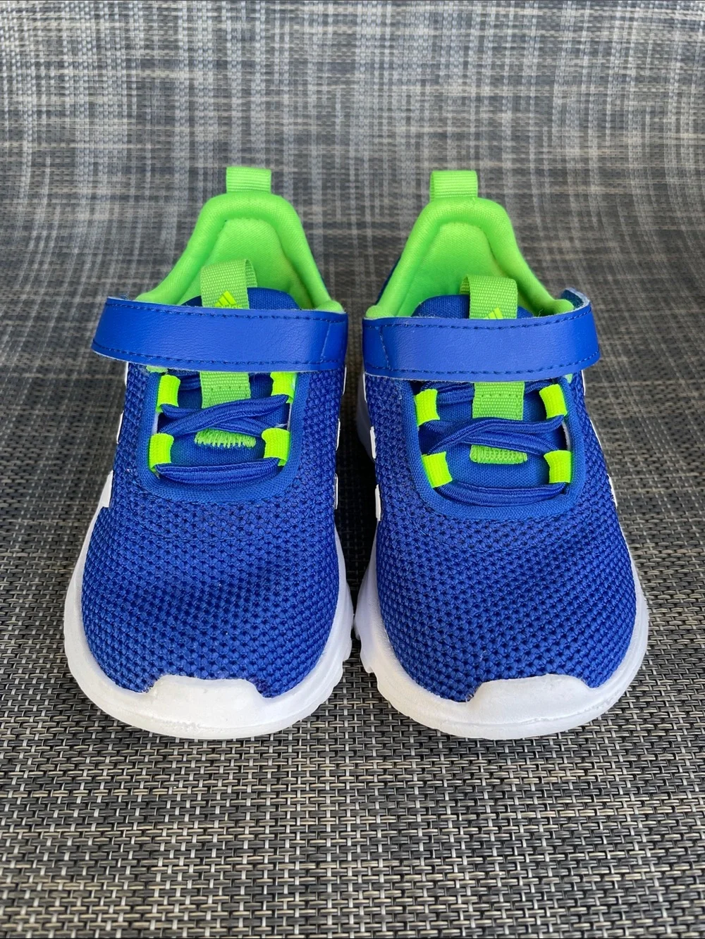 Adidas Kids Racer TR23 Royal Blue/Lucid Lime Sneakers Active shoes Infant size 5